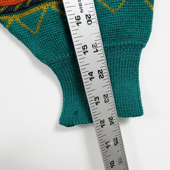 Vintage Bernard Club Coogi Style 3D 100% wooL Knit Sweater Japan Made LL - Picture 7 of 8